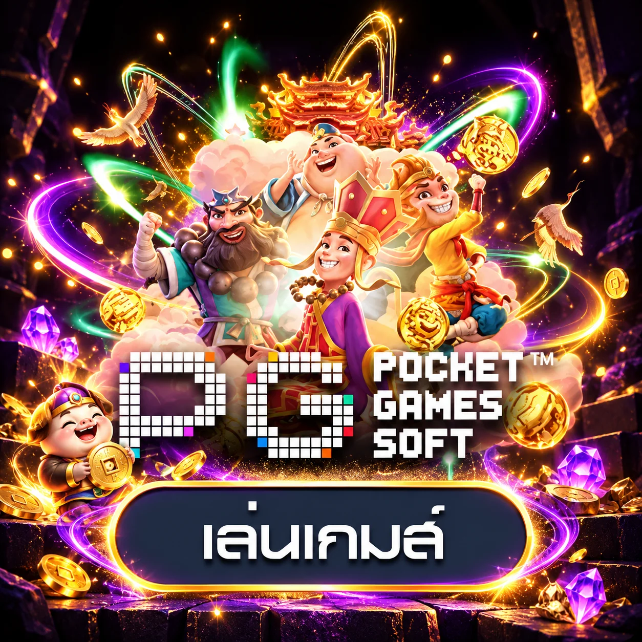การ์ดทดลองเล่น PG Soft บน WINMAXWORLD689
